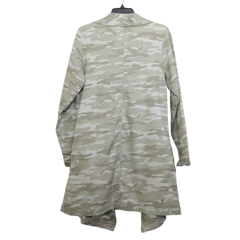 Skinnygirl Rachel Cascade Trench Jacket  - Womens Large - Camouflage Green-NWOT - Picture 3 of 5
